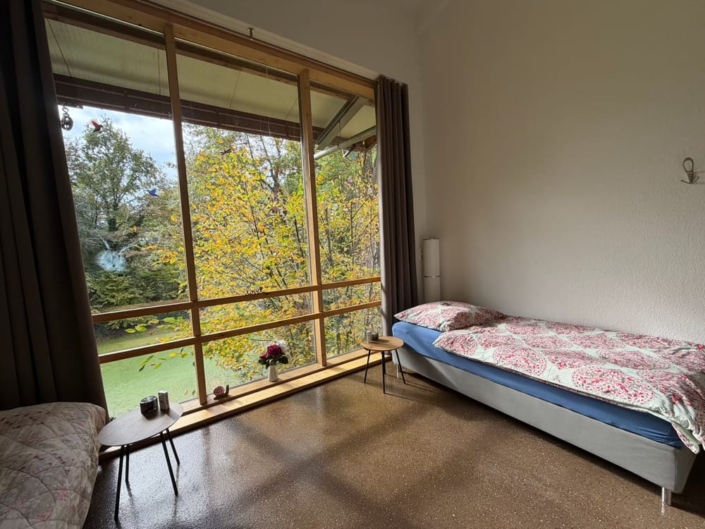 zweiter schlafbereich, einzelbetten